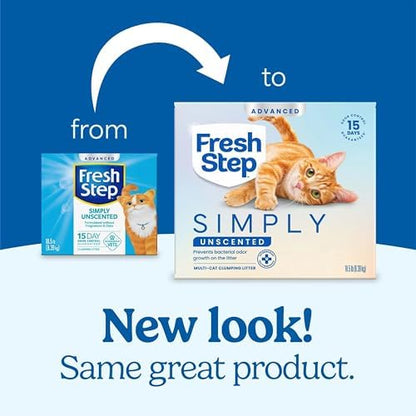 Fresh Step Advanced Simply Unscented Multi Cat Clumping Litter - Image 2