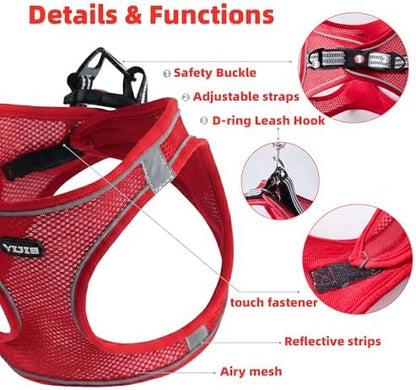 ROYPET Step-in Air Dog Harness, All Weather Mesh Step in Vest Harness - Image 6