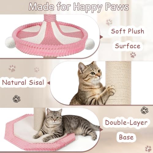 Carousel Cat Scratching Post - Image 3