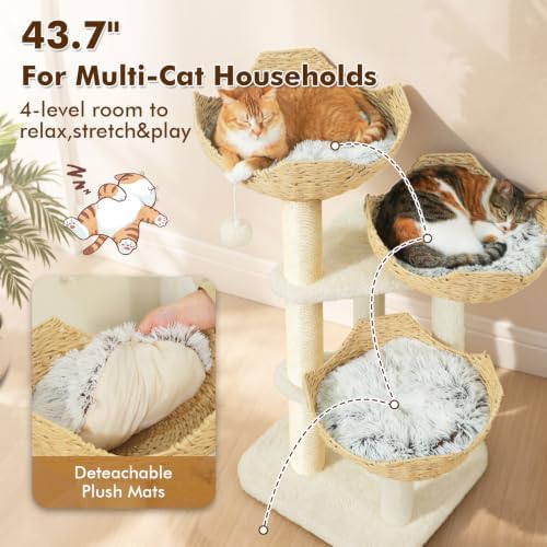 PAWZ Road Modern Cat Tree with Baskets - Image 5