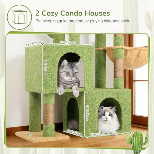 Globlazer 52in Cactus Cat Tree Tower - Image 3