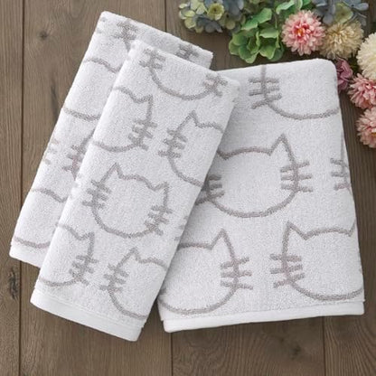 SKL Home Cat Bath Towel, 100% Cotton, Reversible - Image 4