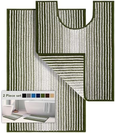 BSICPRO Bathroom Rugs Sets 2 Piece by BSICPRO