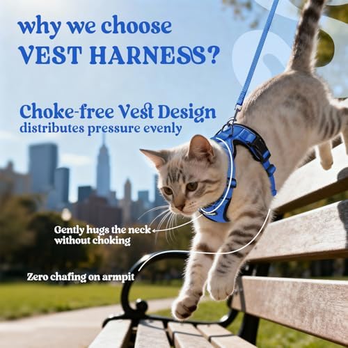 rabbitgoo Cat Harness and Leash Set, Escape Proof Vest - Image 3
