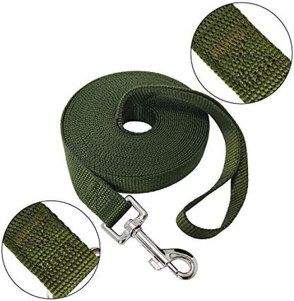 Nylon Training Dog Leash for Small Medium Large Dogs, 15ft 20ft 30ft 50ft Long - Image 2