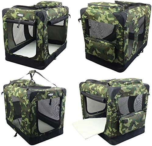 EliteField 3-Door Soft Dog Crate - Image 3