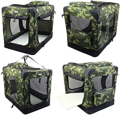 EliteField 3-Door Soft Dog Crate - Image 3