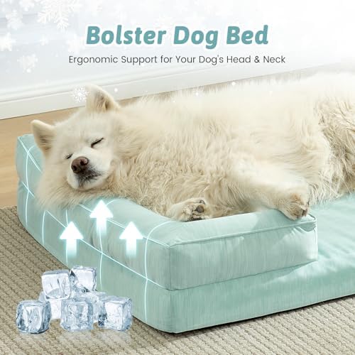 COZY KISS Orthopedic Dog Cooling Bed Washable - Image 3