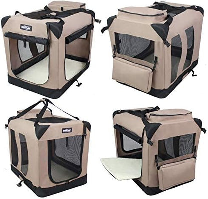 EliteField 3-Door Soft Dog Crate - Image 4