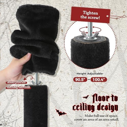 PEQULTI Floor to Ceiling Cat Tree Tower, Height Adjustable 230-252cm - Image 2