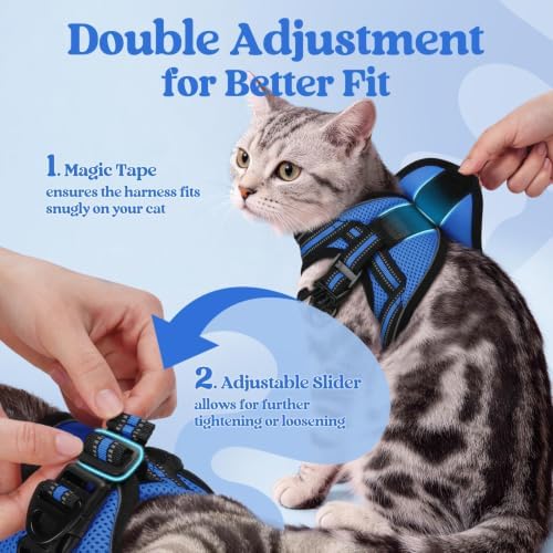 rabbitgoo Cat Harness and Leash Set, Step-in Soft Vest - Image 3