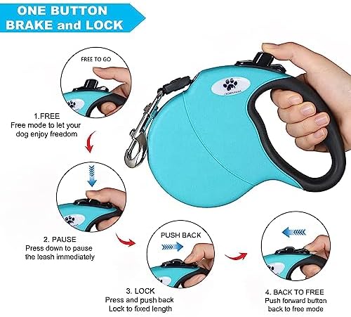 13ft Retractable Dog Leash for Small Breed Dogs up to 22 lbs - Image 5