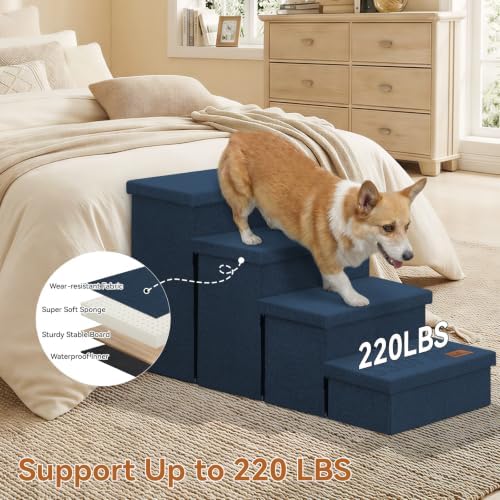 Zerbuger Dog Stairs with Storage - Image 5
