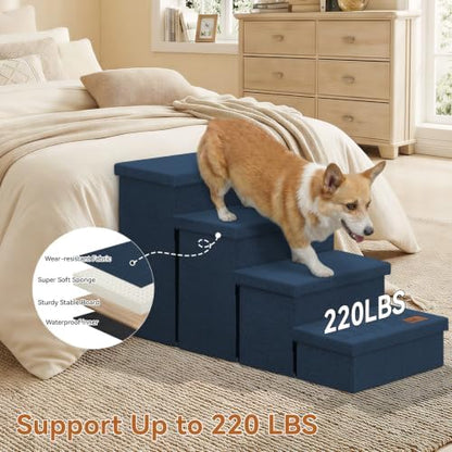 Zerbuger Dog Stairs with Storage - Image 5