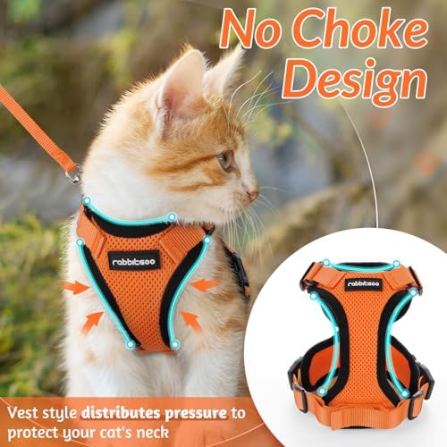 rabbitgoo Cat Harness and Leash Set, Escape Proof Vest - Image 2