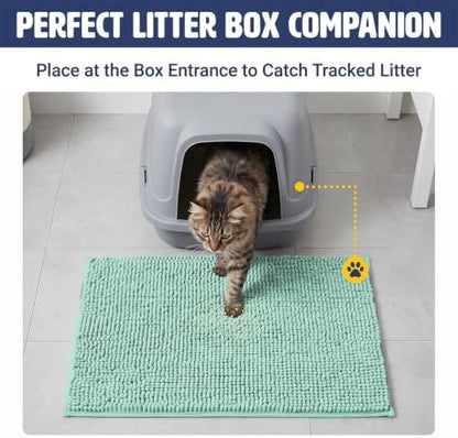 Muddy Mat® | XL Cat Litter Mat 48"x60", Litter Trapping Mat, Super Absorbent - Image 3
