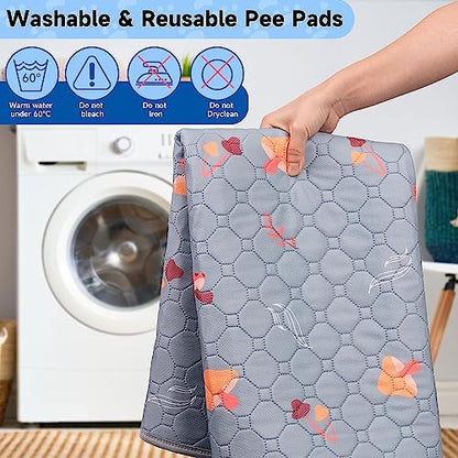 Sunheir Washable Pee Pads for Dogs, Waterproof Non-Slip Wee Wee, Absorbent and - Image 4