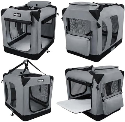 EliteField 3-Door Soft Dog Crate - Image 3