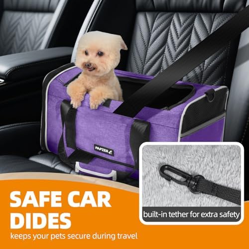 Cat Carrier for Travel, Soft-Sided, Top Loading, Privacy Curtain, to 20 lbs - Image 6