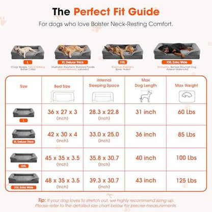 Waterproof Orthopedic Dog Bed for Extra Large Dogs - Image 6