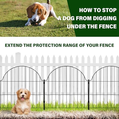 6 Panels No Dig Decorative Garden Fence - Image 4