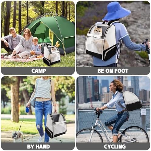 Cat Backpack Carrier, Pet Carrier Airline Approved - Image 7