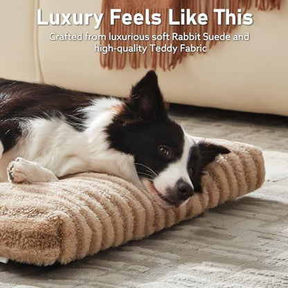 FURTIME Washable XL Dog Bed for Extra Large Dogs, Deluxe Dog Crate Beds - Image 3