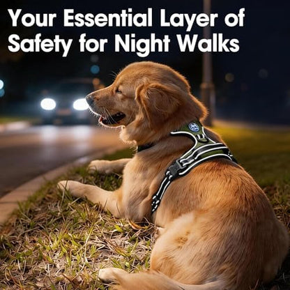 PoyPet No Pull Dog Harness Large, Reflective Vest - Image 6