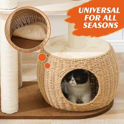 Modern Cat Tree for Large Cats, Sturdy Design - Image 4