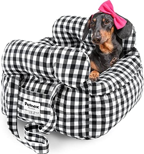 Dog Car Seat for Small Dogs, Portable Puppy Car Seat of Easy Installation by Petnex