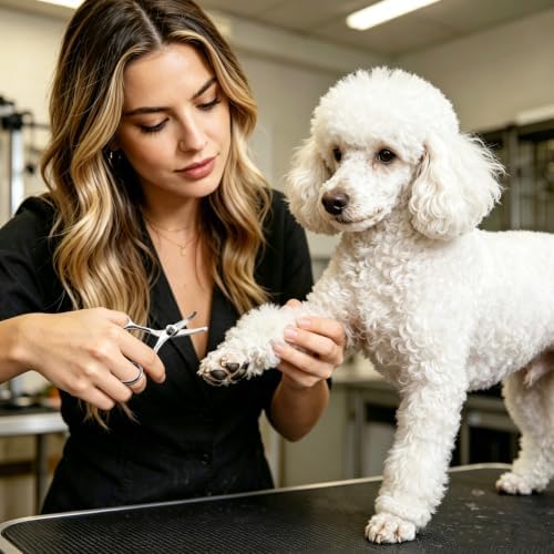2 in1 Curved Dog Grooming Scissors Kit, 5.5" & 5" Curved Down Pet Grooming - Image 6