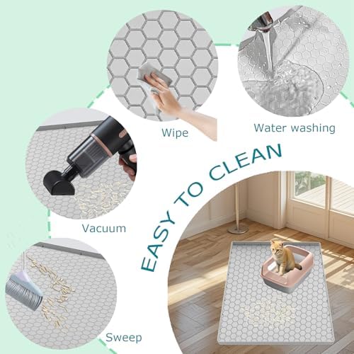 Cat Litter Mat, Silicone Large Cat Mat - Image 3