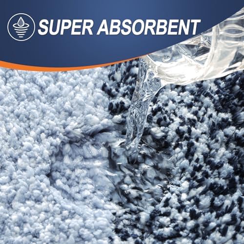 OLANLY Bathroom Runner Rug 59x17, Extra Soft Absorbent Microfiber Bath Rugs - Image 3