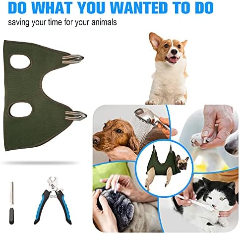 Kkiimatt 10 in 1 Pet Grooming Hammock Harness - Image 2