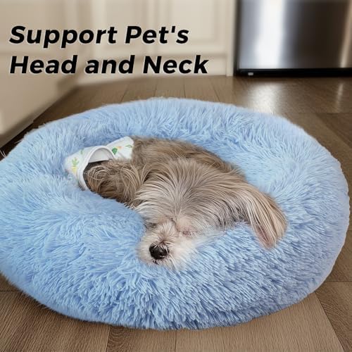 Calming Round Dog Bed & Cat Bed - Image 2