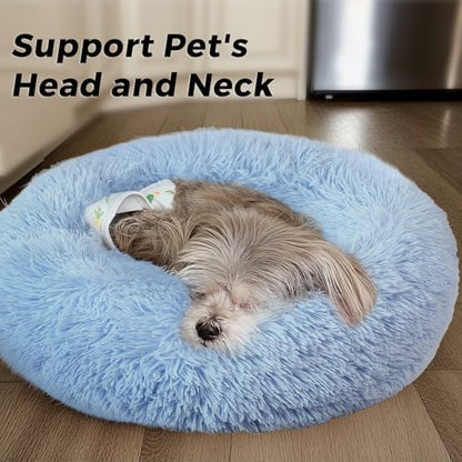 Calming Round Dog Bed & Cat Bed - Image 2