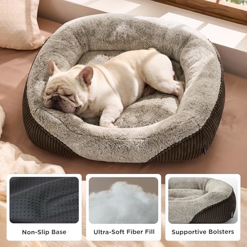 Bedsure Washable Dog Bed Medium Size Dog Rectangle Big Pet Bed - Image 3