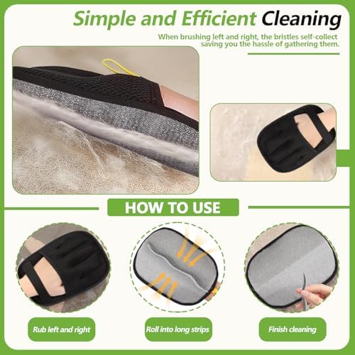 Electrostatic Pet Hair Remover Gloves – 2 Pack Reusable Lint Roller Alternative - Image 4