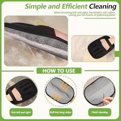 Electrostatic Pet Hair Remover Gloves – 2 Pack Reusable Lint Roller Alternative - Image 4