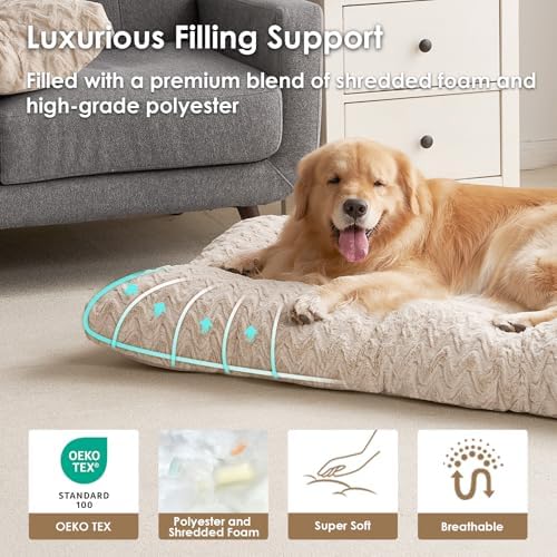 EHEYCIGA Washable Large Dog Bed - Image 2