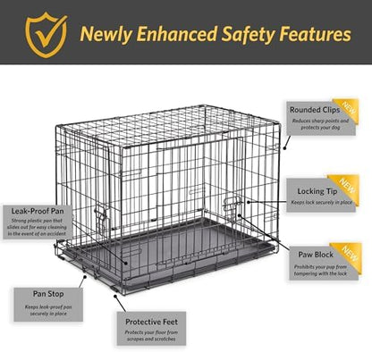New World by Midwest 30-Inch Double Door Crate, Medium Breeds, 21-40 lbs - Image 4
