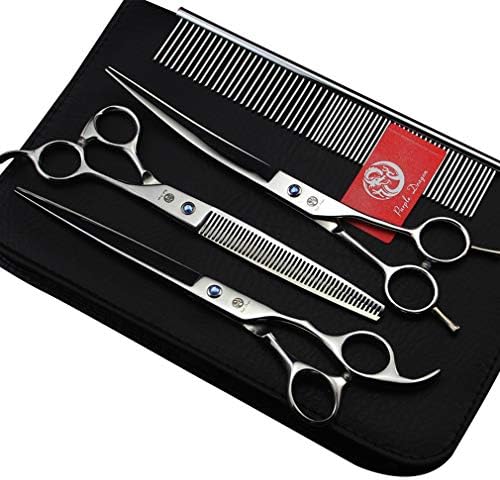 Purple Dragon 8.0 in Dog Grooming Scissors Set by PurpleDragon