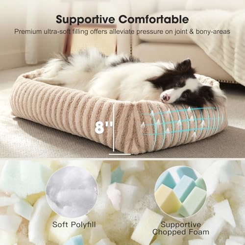 MIXJOY Dog Bed Medium Size Dog, Washable Medium Dogs Bed - Image 2