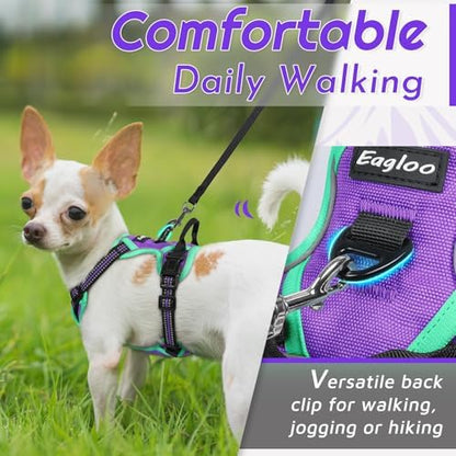 Eagloo Dog Harness for Small Dogs, No Pull Pet Vest - Image 3