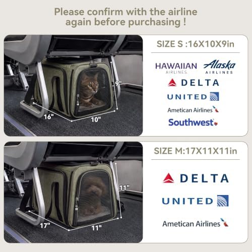Petsfit Medium Double Expandable Cat Carrier - Image 3