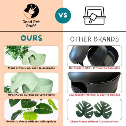 Good Pet Stuff Original Hidden Litter Box Planter, Decorative Cat Litter - Image 6