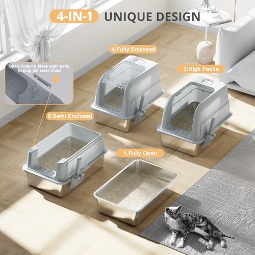 Stainless Steel Cat Litter Box - Image 5