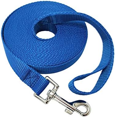 Nylon Training Dog Leash for Small Medium Large Dogs, 15ft 20ft 30ft 50ft Long by FancyCorgi