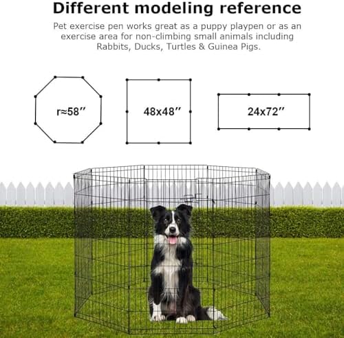 Dog Playpen for Outdoor and Indoor, Pet Playpen for Indoor and Outdoor Dog - Image 6