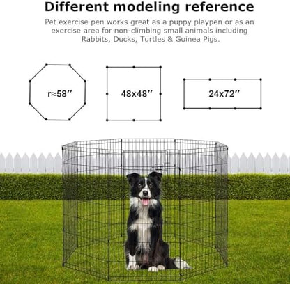 Dog Playpen for Outdoor and Indoor, Pet Playpen for Indoor and Outdoor Dog - Image 6